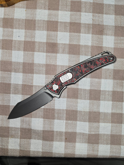 G&G Hawk TALON AUTO / TUMBLED HANDLE / TUMBLED BLADE / FC-HONEYCOMB SNOWFIRE