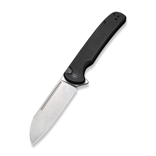CIVIVI Chevalier Flipper & Button Lock Knife G10 Handle (3.46" 14C28N Blade) C20022-1