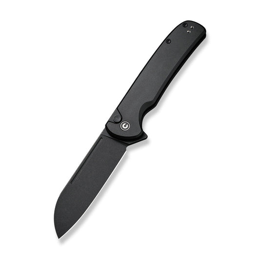 CIVIVI Chevalier II Flipper & Button Lock Knife Aluminum Handle (3.47" 14C28N Blade) C20022B-1