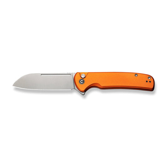 CIVIVI Chevalier II Flipper & Button Lock Knife Aluminum Handle (3.47" 14C28N Blade) C20022B-2