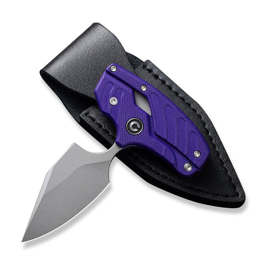 CIVIVI Typhoeus Adjustable Fixed Blade Knife G10 Handle (2.27" 14C28N Blade) C21036-2