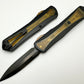 Heretic Manticore-X Ultem Inlay Handle with Two-Tone Black MagnaCut Dagger OTF Auto H033-10A-GRAY
