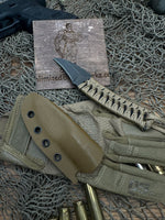 Field Initiative Rooster HT Wrapped Handle, Coated Black Blade