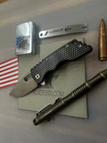 A2D Mark 2 Small Ti Flat Barbell Drop Point