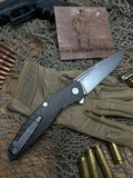 Shirogorov 111 Liner Lock Knife Carbon Fiber