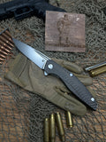 Shirogorov 111 Liner Lock Knife Carbon Fiber