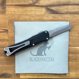 Heretic Knives California Manticore S OTF AUTO 2.55" CPM-MagnaCut Battleworn Tanto Blade H023-5A