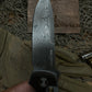 Pro-Tech Bob Terzuola ATCF Steel Custom AUTO Folding Knife 3.5" Chad Nichols Damascus Drop Point Blade, Maple Burl Handles, Mosaic Button