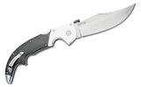 Cold Steel 62MB Large Espada Folding Knife 5.5" S35VN Satin Blade, Polished G10 Handles with Aluminum Bolsters, Lockback