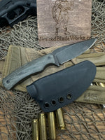 Field Initiative Propaganda Green Micarta Handle, Black Coated Blade