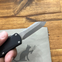 Heretic Knives California Manticore S OTF AUTO 2.55" CPM-MagnaCut Battleworn Tanto Blade H023-5A