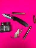 Medford Infraction Frame Lock Black Ti Handle with Ti backspacer