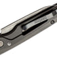 Kershaw 7550 Launch 11 AUTO Folding Knife 2.75" BlackWashed CPM-154 Reverse Tanto Blade, Black Aluminum Handles