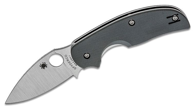 Spyderco Sage 1 Liner Lock Knife Gray G-10 (3" Satin Maxamet) C123GPGY