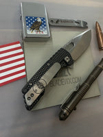 A2D Mark 2 Small Ti Flat Barbell Drop Point