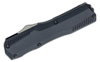 Kershaw 9000 Matt Diskin Livewire OTF AUTO Knife 3.3" CPM-MagnaCut Stonewashed Spear Point Blade, Black Aluminum Handles, Reversible Clip