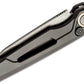 Kershaw 7550 Launch 11 AUTO Folding Knife 2.75" BlackWashed CPM-154 Reverse Tanto Blade, Black Aluminum Handles