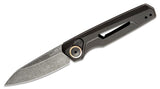 Kershaw 7550 Launch 11 AUTO Folding Knife 2.75" BlackWashed CPM-154 Reverse Tanto Blade, Black Aluminum Handles