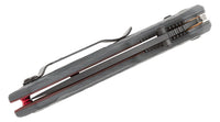 Benchmade 565BK-02 Mini Freek Folding Knife 3" CPM-M4 Black Drop Point Plain Blade, Black/Gray G10 Handles, AXIS/Crossbar Lock