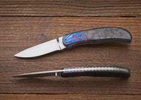 M. Fong Folder Timascus, CF, Drop Point