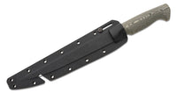 White River Knives Fillet Knife 8.5" 440C Flexible Blade, Black Micarta Handle, Kydex Sheath - WRF8-MBL