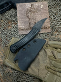 Field Initiative Rooster Black G-10 Textured scales, Coated Black Blade