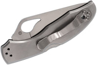 Spyderco Byrd BY04P2 Meadowlark 2 Folding Knife 2-7/8" Plain Blade, Stainless Steel Handles, Lockback