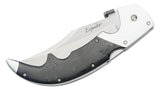 Cold Steel 62MB Large Espada Folding Knife 5.5" S35VN Satin Blade, Polished G10 Handles with Aluminum Bolsters, Lockback