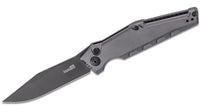 Kershaw 7900GRYBLK Launch 7 AUTO Folding Knife 3.75" Black CPM-154 Clip Point Blade, Aluminum Handles - Tim Galyean Design
