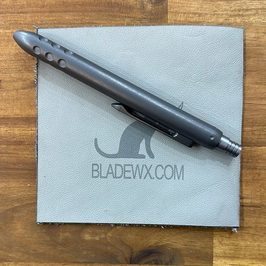 Blackside Customs Click Pen Titanium Stonewash Finish