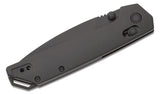Kershaw 2038BLK Iridium DuraLock KVT Folding Knife 3.4" D2 Black PVD Spear Point Blade, Black Aluminum Handles, Reversible Clip, AXIS/Crossbar Lock