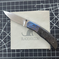 M. Fong Folder Timascus, CF, Drop Point
