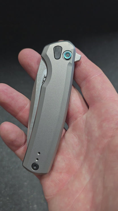 Zero Tolerance 0044 Titanium Button Lock Flipper