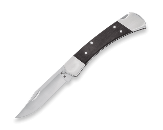Buck 110 Magnacut Slim Elite Heritage Lockback Knife Ebony/Nickel Silver (3.75" Satin)