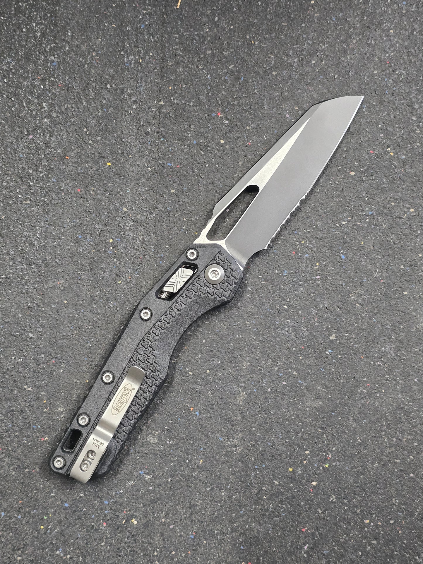 Microtech Standard Issue MSI Ram-Lok Knife Polymer (3.9" Partially Serr)