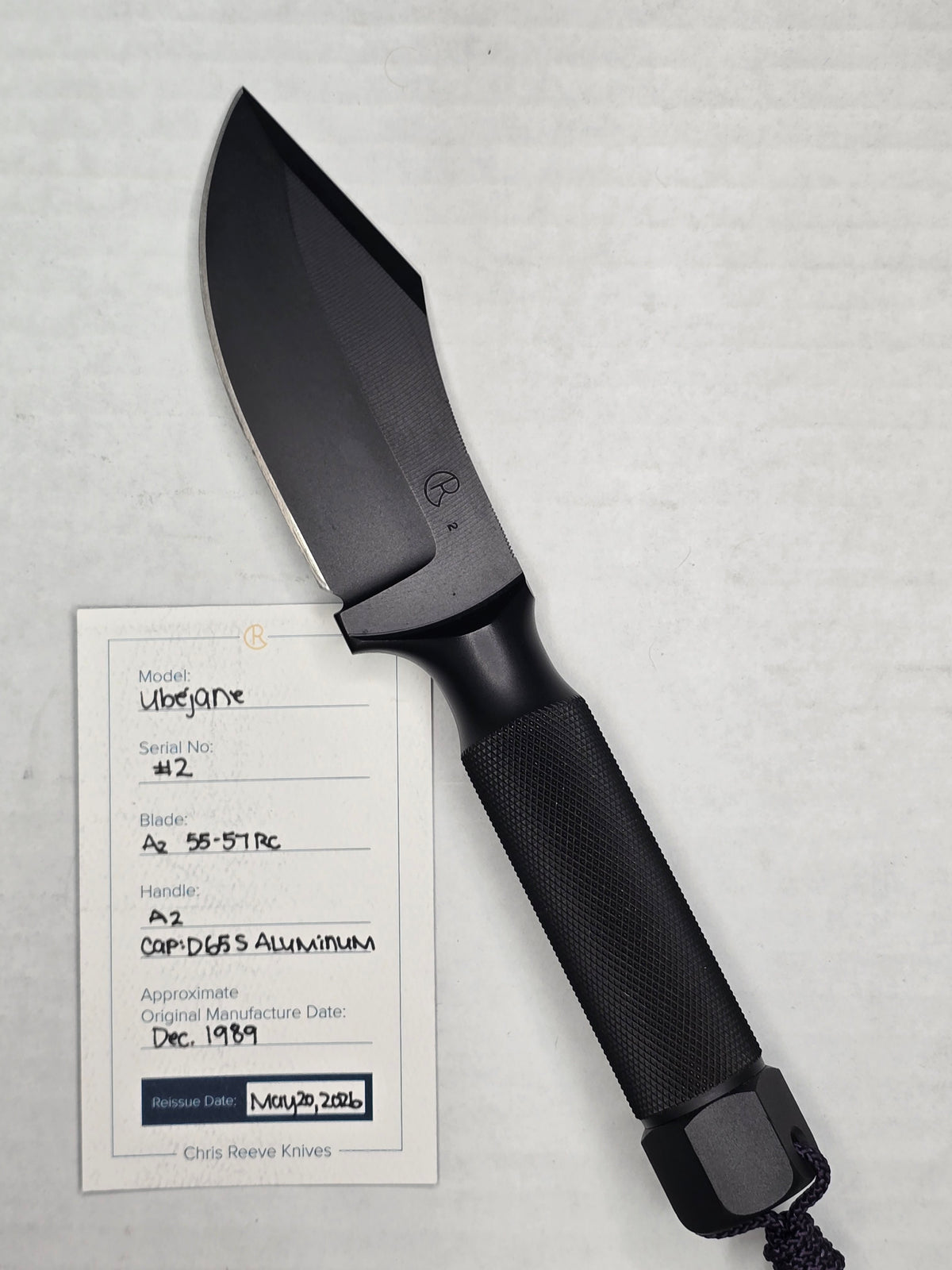 Chris Reeve Rare Ubejane Integral Fixed Blade