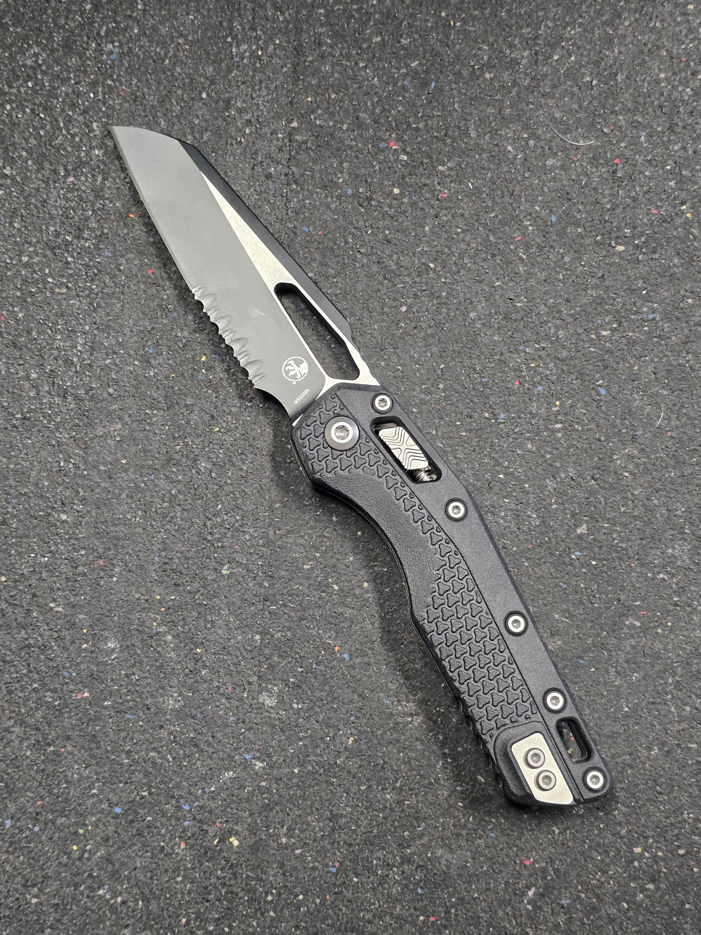 Microtech Standard Issue MSI Ram-Lok Knife Polymer (3.9" Partially Serr)