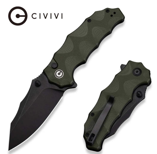 CIVIVI Natterjack Button lock flipper