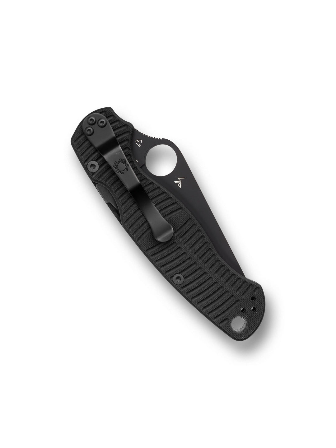 Spyderco Paramilitary 2 MagnaCut Salt Knife Black G-10 (3.45" Black DLC)