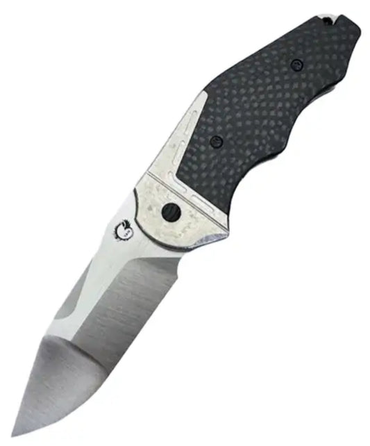 GTC Cabot - CF handle Crystalized Ti Bolster