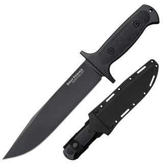 Cold Steel Drop Forged Survivalist Fixed Blade Knife Black G-10 (8" Black) 36MH