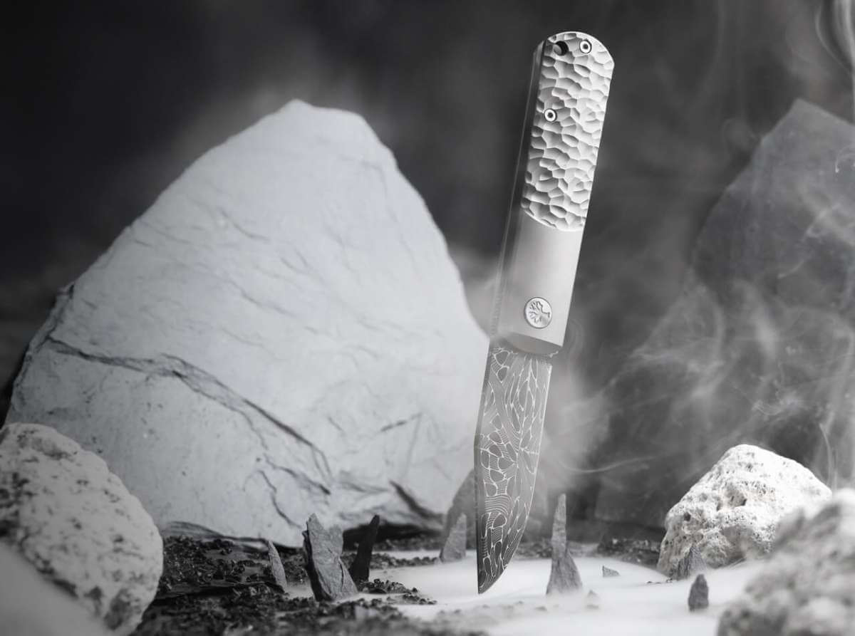 Boker BRLW Meteor Damast