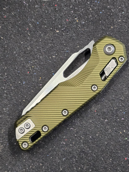 Microtech MSI Ram-Lok Flutes Green Aluminium