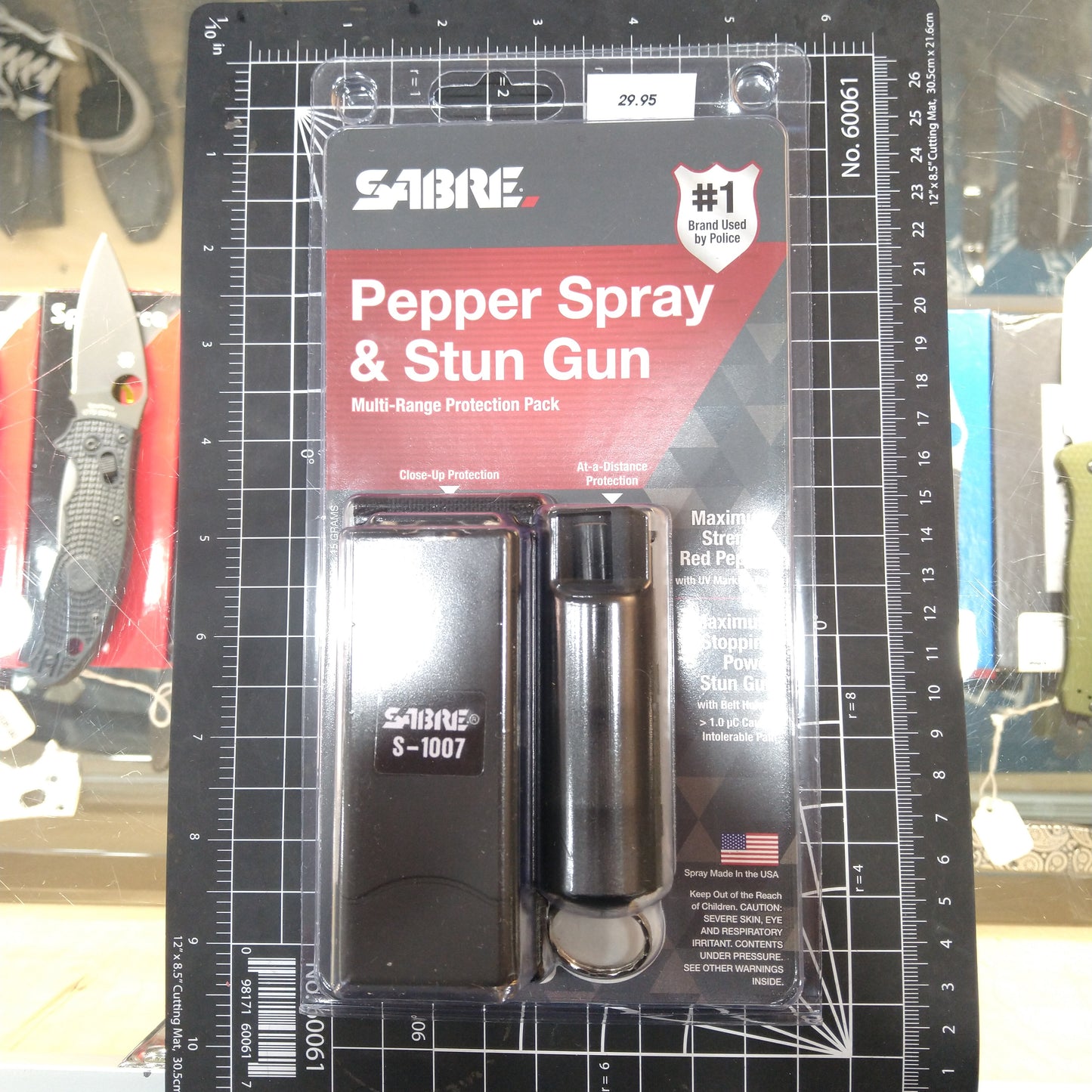 Pepper Spray + Stun Gun Black