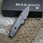 Buck 839 Mini Deploy AUTO Folding Knife 1.875" 154CM Black Cerakote Drop Point Blade, Sniper Gray Aluminum Handles