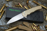 Pro-Tech 5311 malibu textured bronze alu handle stone wash magnacut