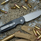 Pro-Tech TR3 Tactical Response Blasted Blade Black Handle