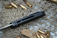 Pro-Tech TR3 Tactical Response Blasted Blade Black Handle