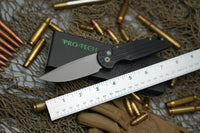 Pro-Tech TR3 Tactical Response Blasted Blade Black Handle