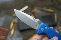 Pro-Tech LG301-blue Rockeye Auto blue handle CPM-S35VN